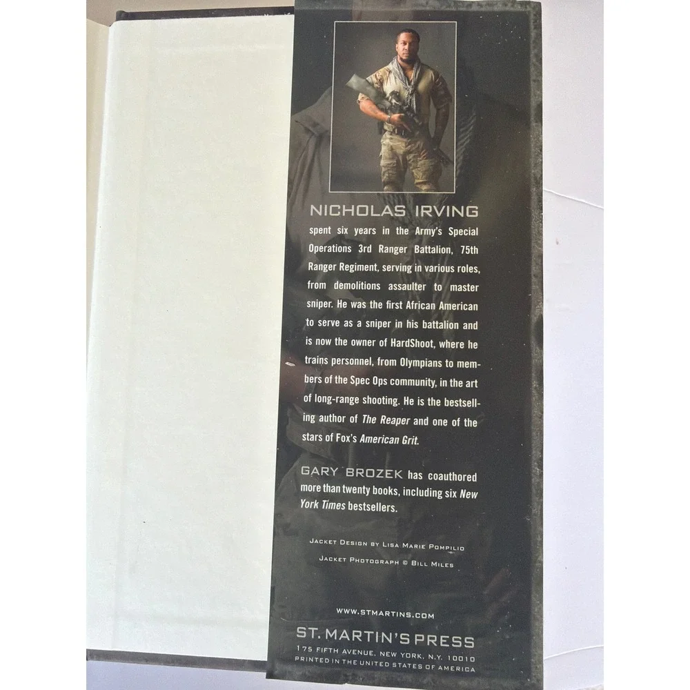 Way of the Reaper Nicholas Irving Gary Brozek Hardcover Sniper Memoir Military